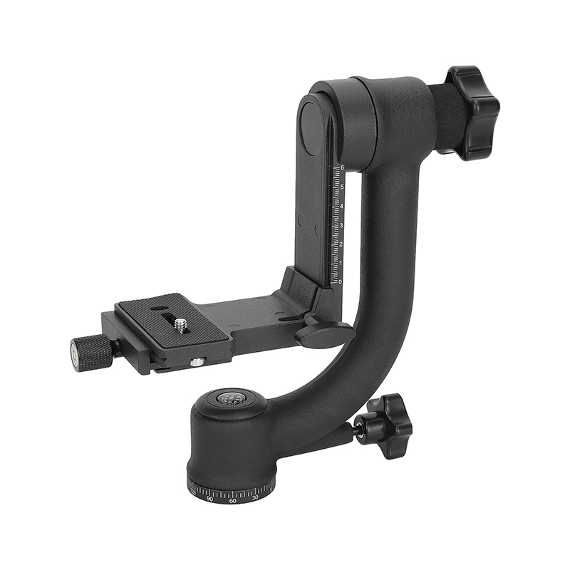 Camvate Gimbal Tripod Head With Arca Type Quick Release Plate